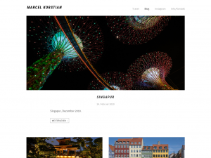 Screenshot des Blogs Der Korsti bloggt.
