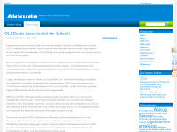 Screenshot des Blogs Akkudo-Blog