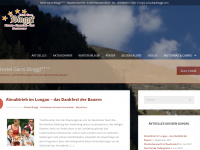 Screenshot des Blogs Hotel Garni Binggl Blog