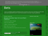 Screenshot des Blogs The Tennis Tipster