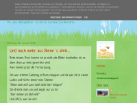 Screenshot des Blogs Mein Bienenstock