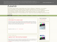 Screenshot des Blogs Gaming Mäuse, Tastaturen & Zubehör