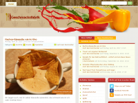 Screenshot des Blogs Geschmacksfabrik