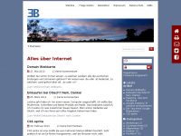 Screenshot des Blogs Alles über Internet