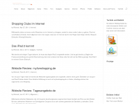 Screenshot des Blogs Technik und Bullshit