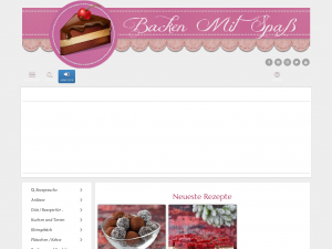 Screenshot des Blogs Backen-Mit-Spass