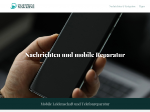 Screenshot des Blogs Smartphone Magazin
