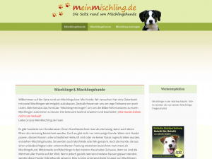 Screenshot des Blogs Mischlinge