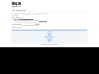Screenshot des Blogs Gedankendeponie