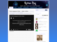 Screenshot des Blogs rescue blog