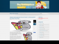 Screenshot des Blogs Blog-Gewinnspiele