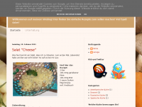 Screenshot des Blogs Kochen leicht gemacht