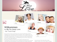 Screenshot des Blogs My Far Away Love – Die Travel Soap im Internet