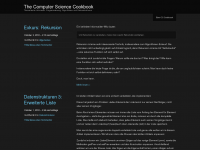 Screenshot des Blogs Informatik Kochbuch