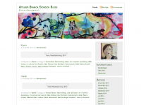 Screenshot des Blogs Atelier Bianca Scheich Blog