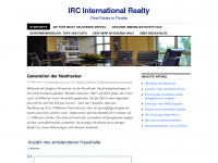 Screenshot des Blogs IRC International Realty Corporation