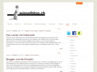 Screenshot des Blogs Wieselblog