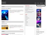 Screenshot des Blogs Music2U – Das Music Portal