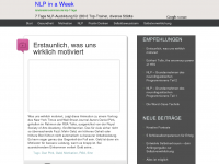 Screenshot des Blogs Positiv-Denken.org