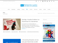 Screenshot des Blogs Natascha Ljubic – Social Media Blog