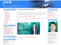 Screenshot des Blogs Web mit PEP