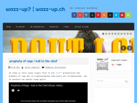 Screenshot des Blogs wazzup? ¦ wazz-up.ch