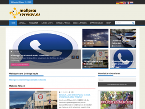 Screenshot des Blogs mallorca-services.de