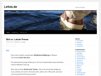 Screenshot des Blogs lefois.de
