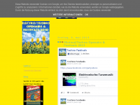 Screenshot des Blogs Techno Festivals Deutschland