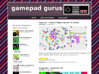 Screenshot des Blogs Gamepad Gurus