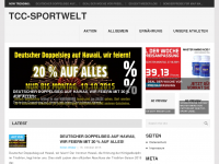 Screenshot des Blogs TCC Sportwelt
