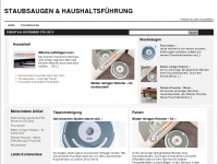 Screenshot des Blogs Haushaltsroboter Blog