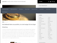 Screenshot des Blogs Luxusshops.com – Luxus Blog
