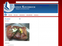 Screenshot des Blogs Guidos-Kochbuch.de