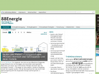 Screenshot des Blogs 88Energie