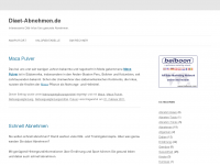 Screenshot des Blogs Diät und Abnehmen