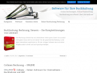Screenshot des Blogs Software für Ihre Buchhaltung