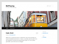 Screenshot des Blogs MePlaying