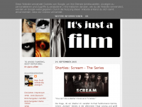 Screenshot des Blogs it’s just a film