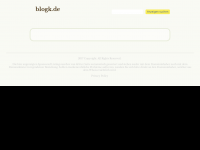Screenshot des Blogs Information und präsentation