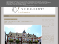 Screenshot des Blogs Wir sind verreist