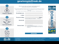 Screenshot des Blogs Gewinnspielfreak