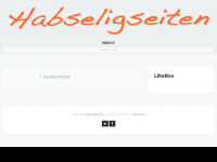 Screenshot des Blogs HabSeligseiten