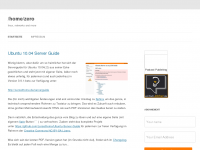 Screenshot des Blogs /home/zero