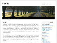 Screenshot des Blogs Flat.de-Blog
