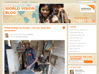 Screenshot des Blogs World Vision Blog