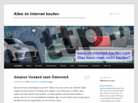 Screenshot des Blogs Im Internet kaufen