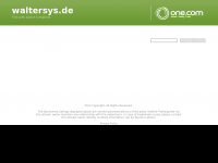 Screenshot des Blogs Walter Systems