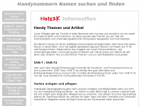 Screenshot des Blogs Themenblog