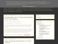 Screenshot des Blogs Arminho’s iPhone Blog